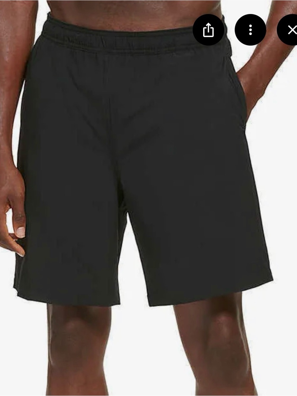 Kirkland black swim trunks, NWT, Lge